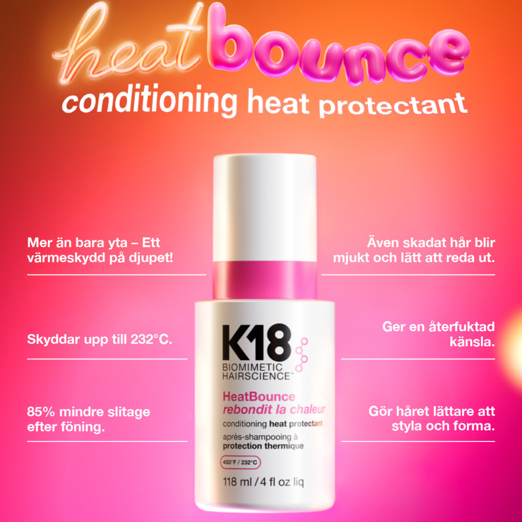 HEATBOUNCE CONDITIONING HEAT PROTECTANT 118 ML